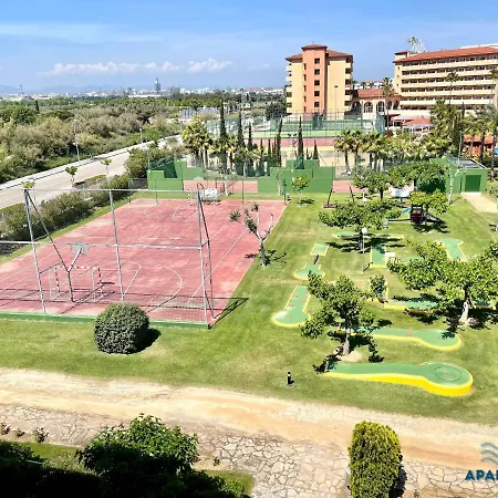 Apartbeach Juncos Residencial Piscinas Y Petanca Appartement