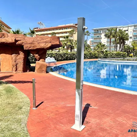 Apartbeach Juncos Residencial Piscinas Y Petanca * La Pineda